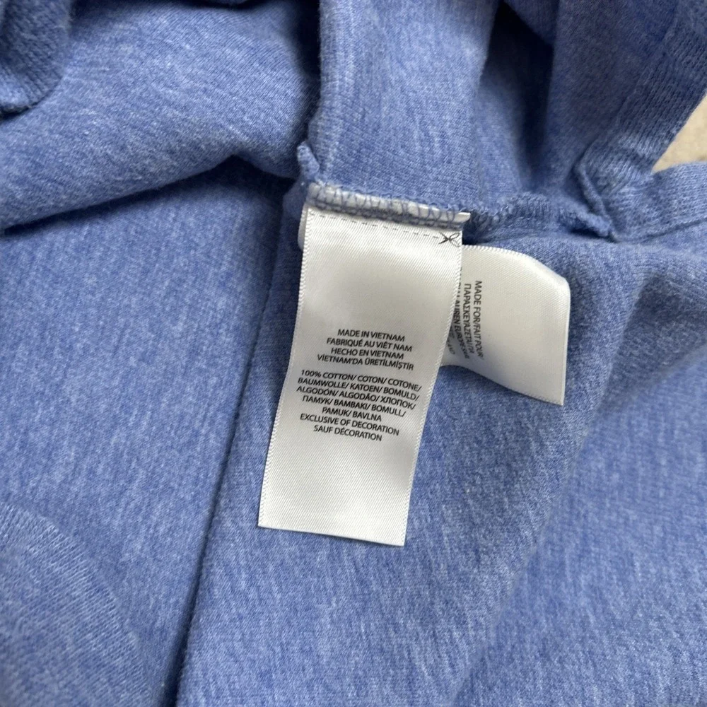 Polo Ralph Lauren Estate Rib 1/4 Zip Sweater Men's XL Blue Flesh‎ Pony